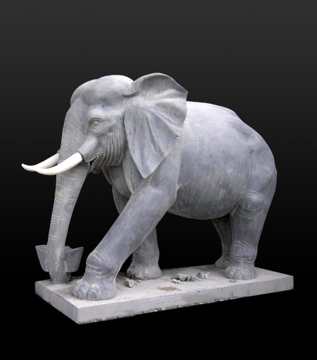 stone elephant sculpture