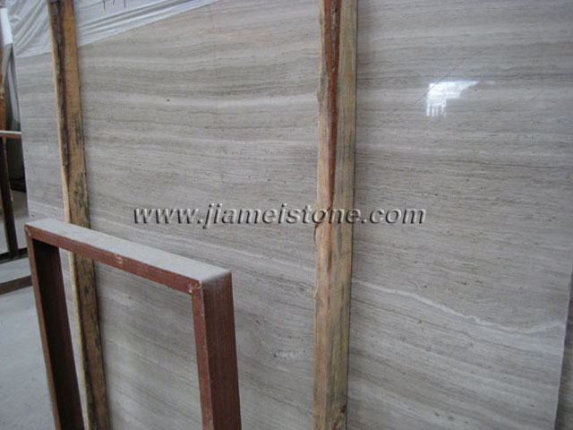 Grey wood vein marble slabs