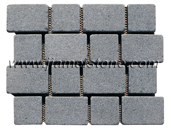 g654 granite mesh backed pavers