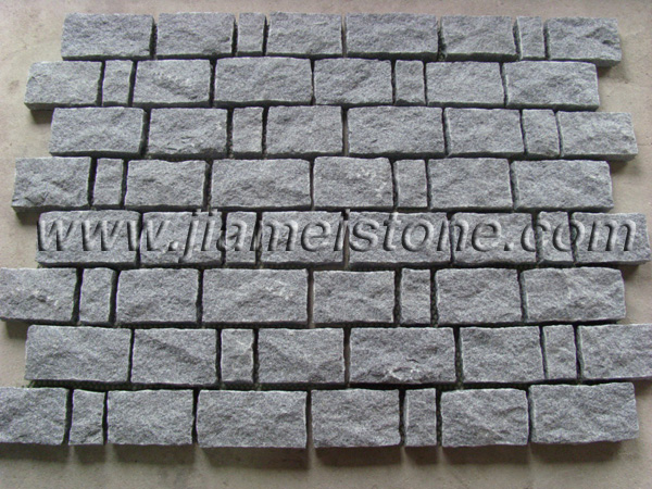 mesh backed granite pavers 