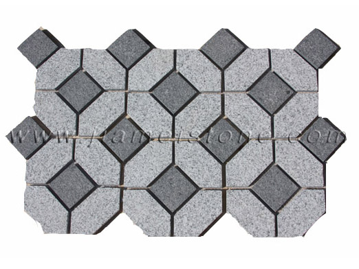 mesh backed paving tiles  