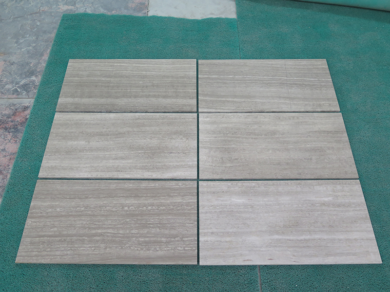 wooden white marble