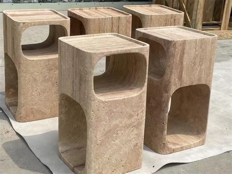travertine pedestal
